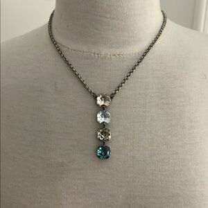 Elegant Multi-Color Necklace and Bracelet Set